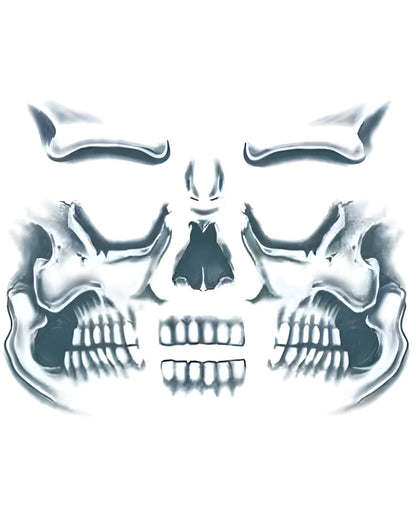 Totenkopf Gesichtstattoo