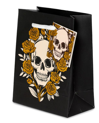 Skulls & Roses Gift Bag 14x11cm