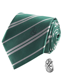 Slytherin Krawatte mit Pin - Harry Potter