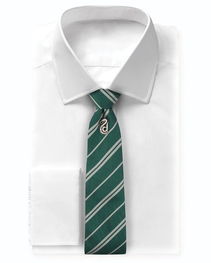 Slytherin Krawatte mit Pin - Harry Potter