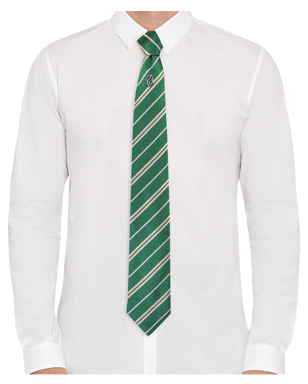 Slytherin Krawatte mit Pin - Harry Potter