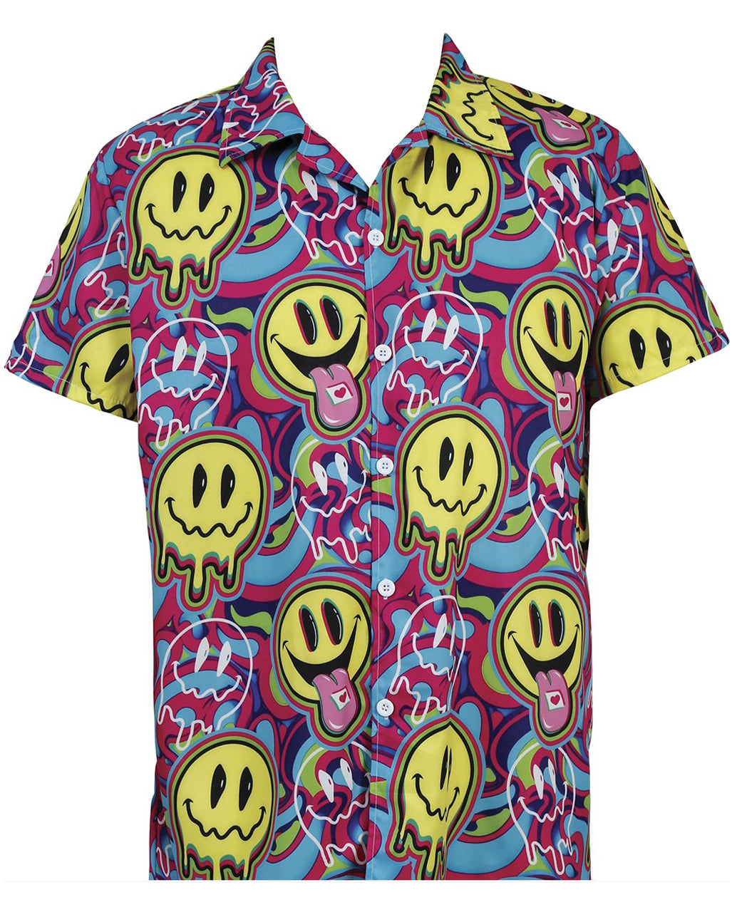 Smiley Acid Hemd für Herren