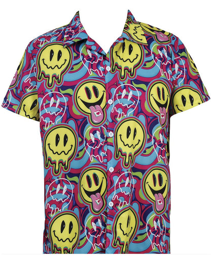Smiley Acid Hemd für Herren