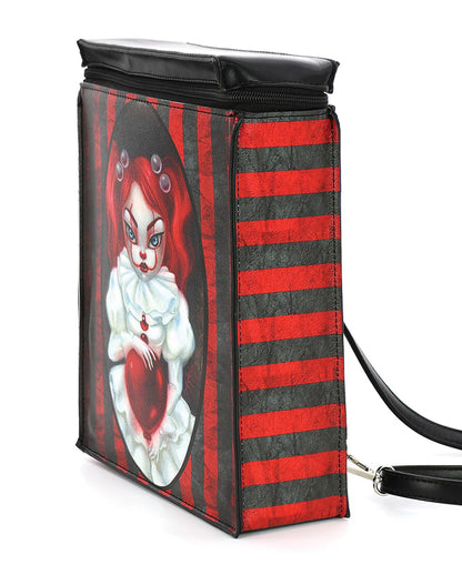 Grinsendes Clown Mädchen Mini Rucksack