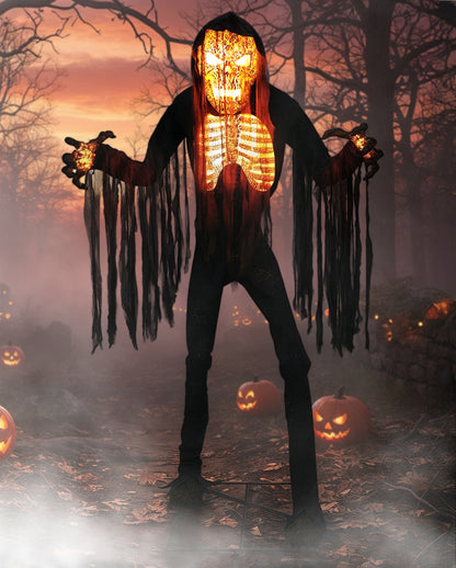 Smoldering Ghoul Animatronic mit Bewegung, Sound & Licht 230cm