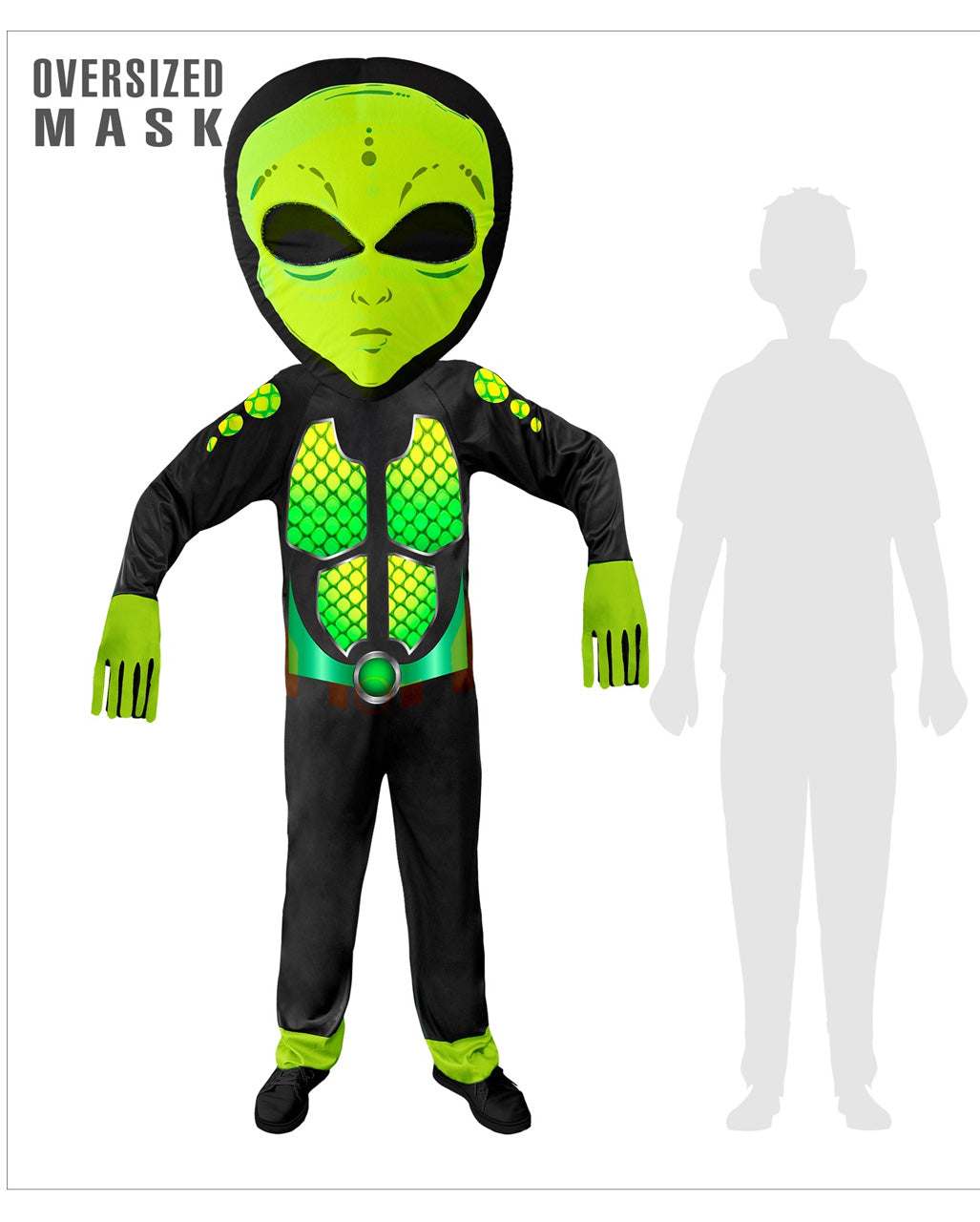 SciFi Alien Overall Kinderkostüm