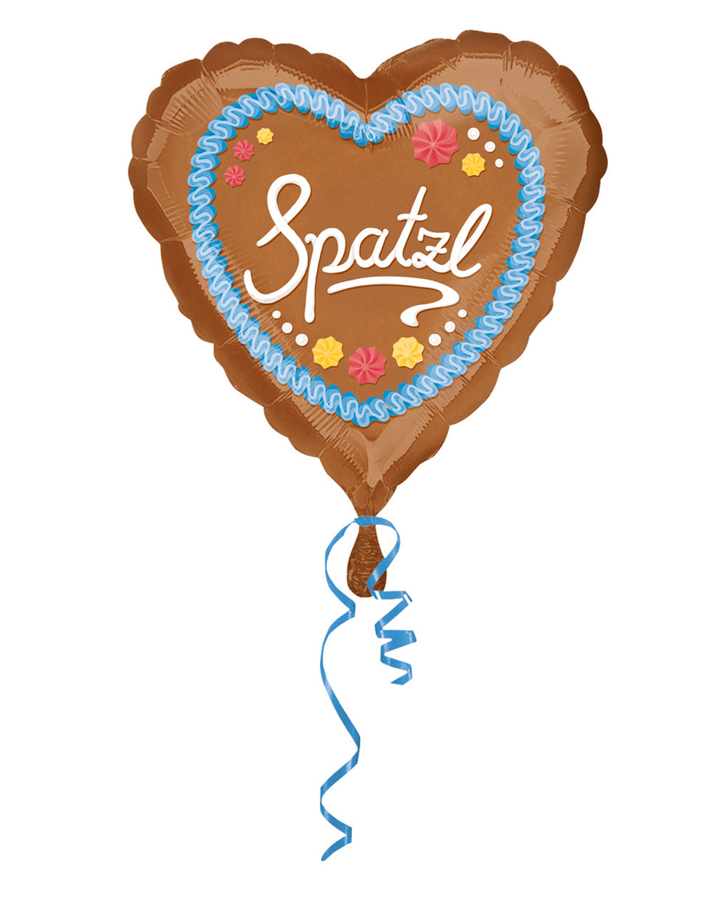 Folienballon Lebkuchenherz Spatzl