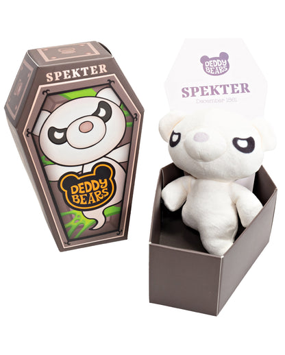 Small Spekter Deddy Bear In Coffin 14cm