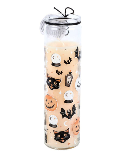 "Spiced Pumpkin" Scented Candle In A Glass Cylinder