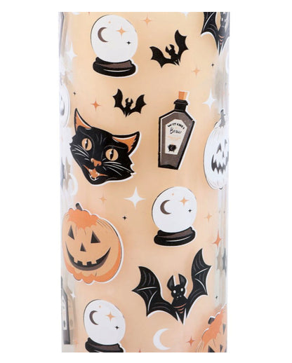 "Spiced Pumpkin" Scented Candle In A Glass Cylinder