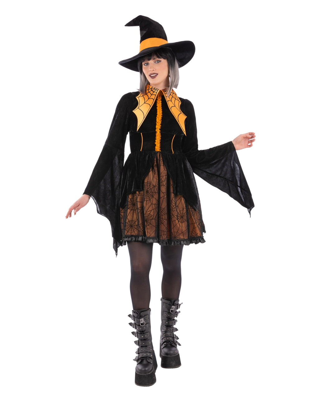 Spinnen Hexe Cosplay Kostüm für Damen