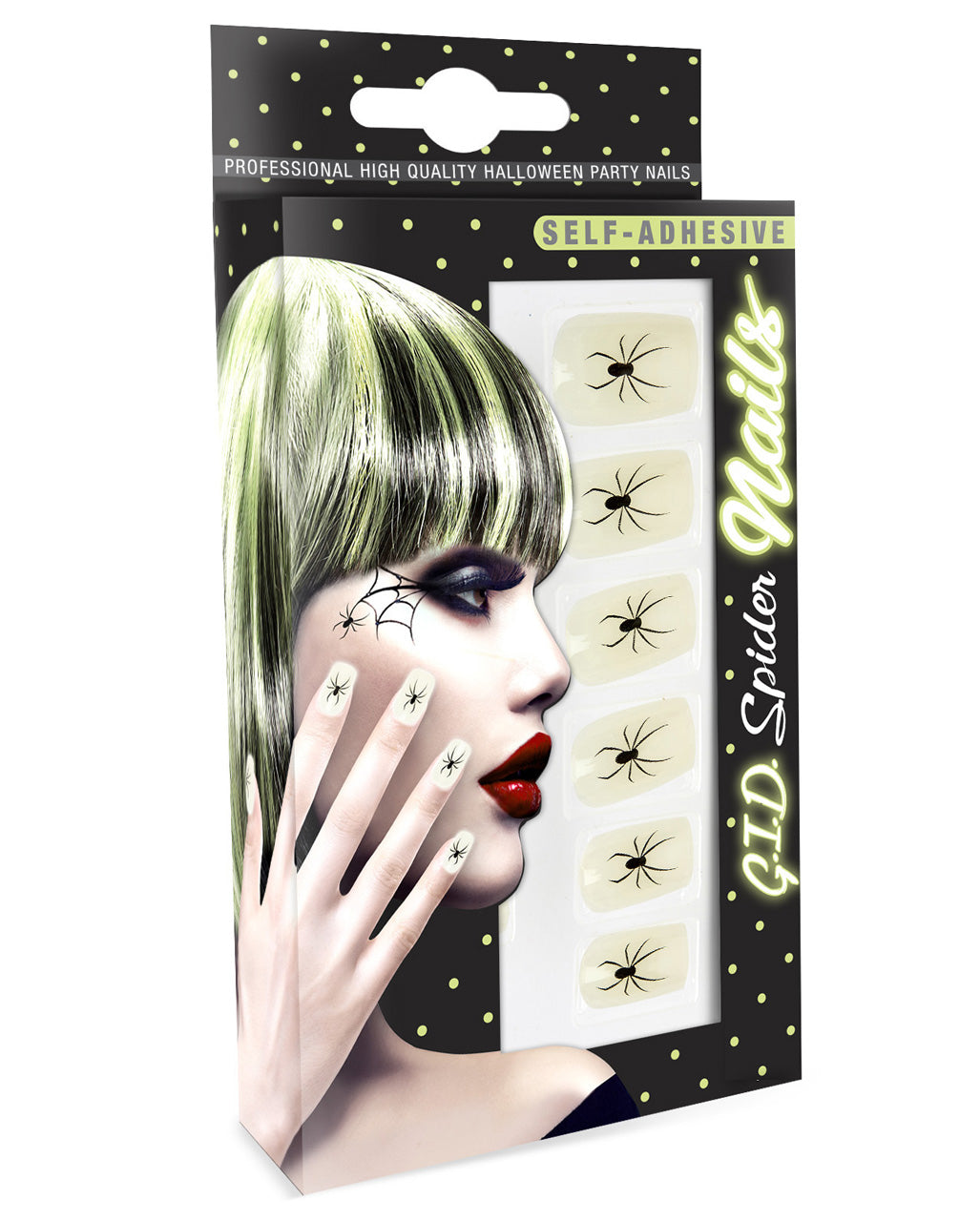 Spiders Fingernails G.I.D 12 Pcs.