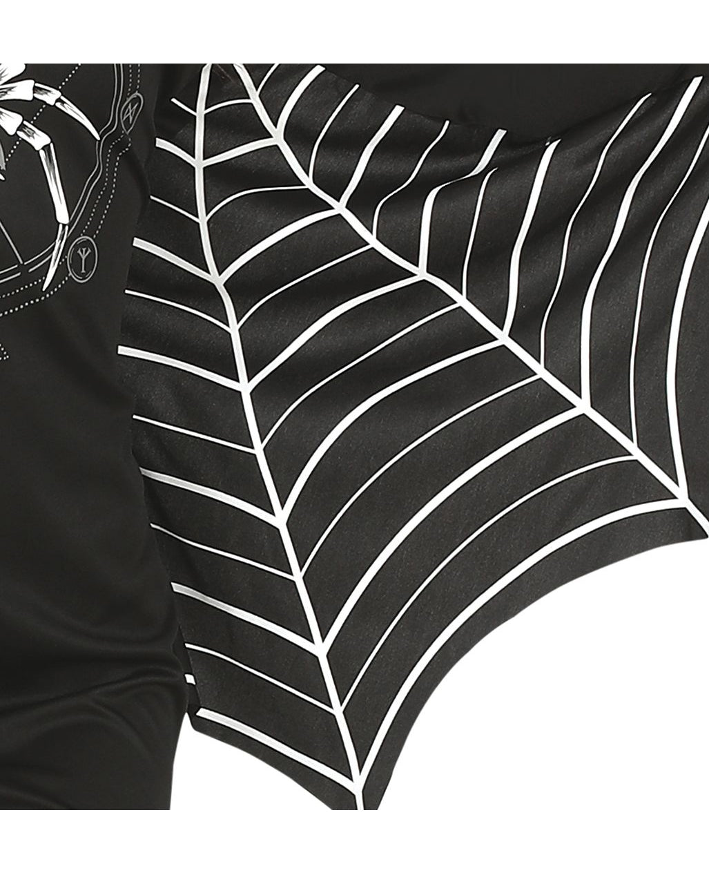 Spinnenkostüm mit Fledermaus Ärmel