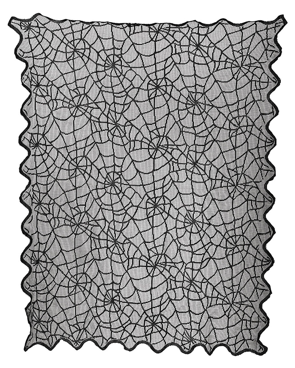 Spinnweben Tischdecke aus Spitze 100x75cm