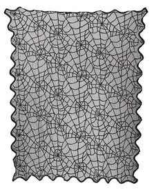Spinnweben Tischdecke aus Spitze 100x75cm