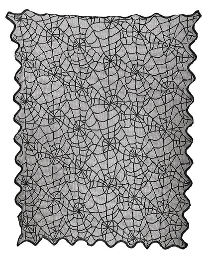 Spinnweben Tischdecke aus Spitze 100x75cm