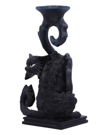 Spite Kerzenleuchter mit schwarzer Katze 18,5cm