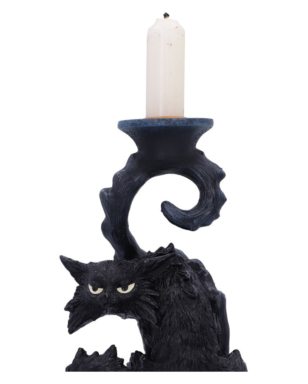 Spite Kerzenleuchter mit schwarzer Katze 18,5cm
