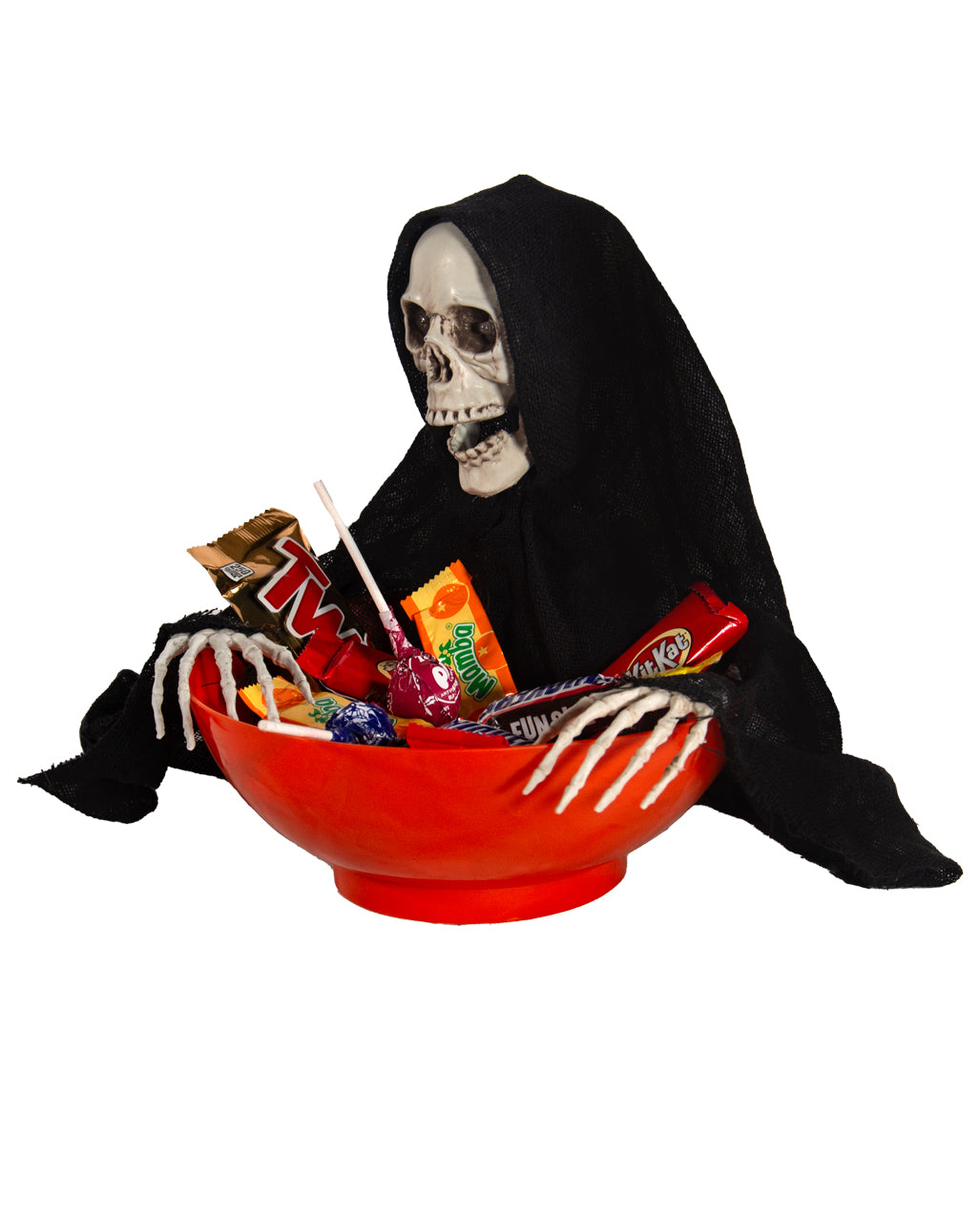 Spooky Bonbonschüssel mit angreifendem Grim Reaper
