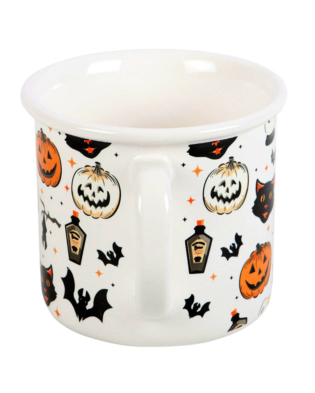 Grusel Katze & Kürbis Halloween Tasse