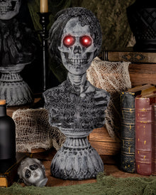 Spooky Geisterstatue "Lady Gruesome" mit Licht & Sound 38cm