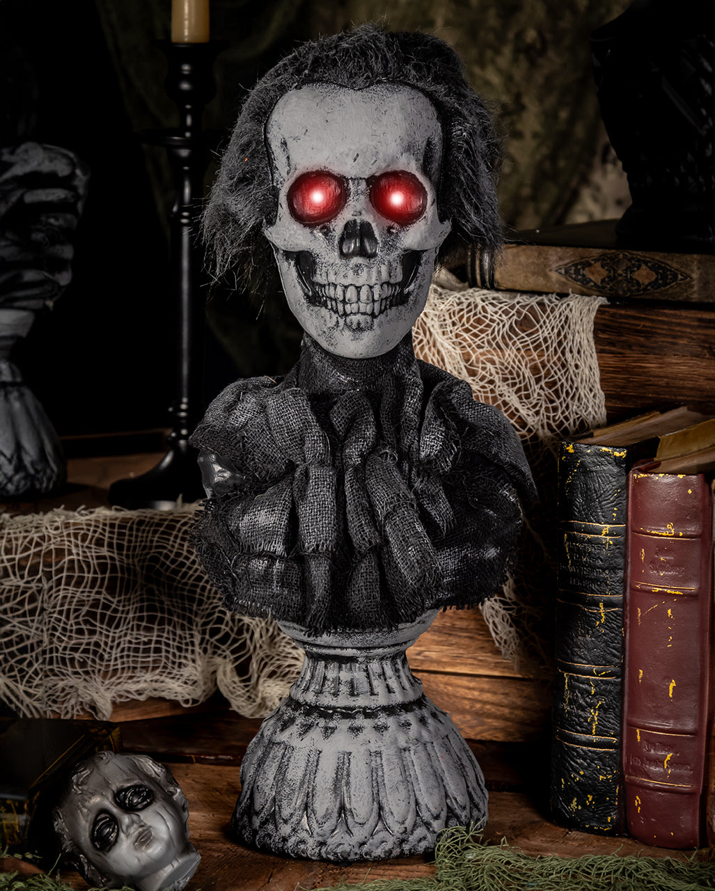 Spooky Geisterstatue "Sir Gruesome" mit Licht & Sound 38cm