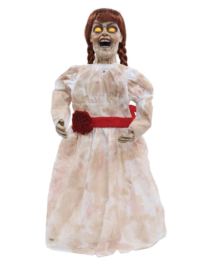 Spooky Ghost Girl Doll With Light & Sound