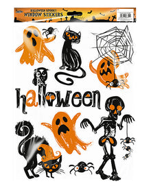 Gruselige Halloween Fenster Sticker 1 St.