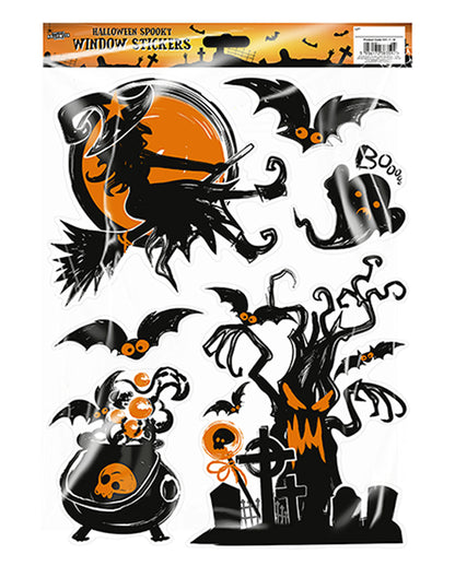 Gruselige Halloween Fenster Sticker 1 St.