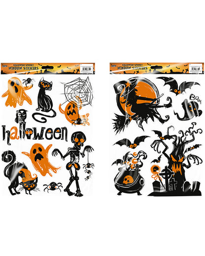 Gruselige Halloween Fenster Sticker 1 St.