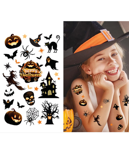 Spooky Halloween Tattoos für Kinder