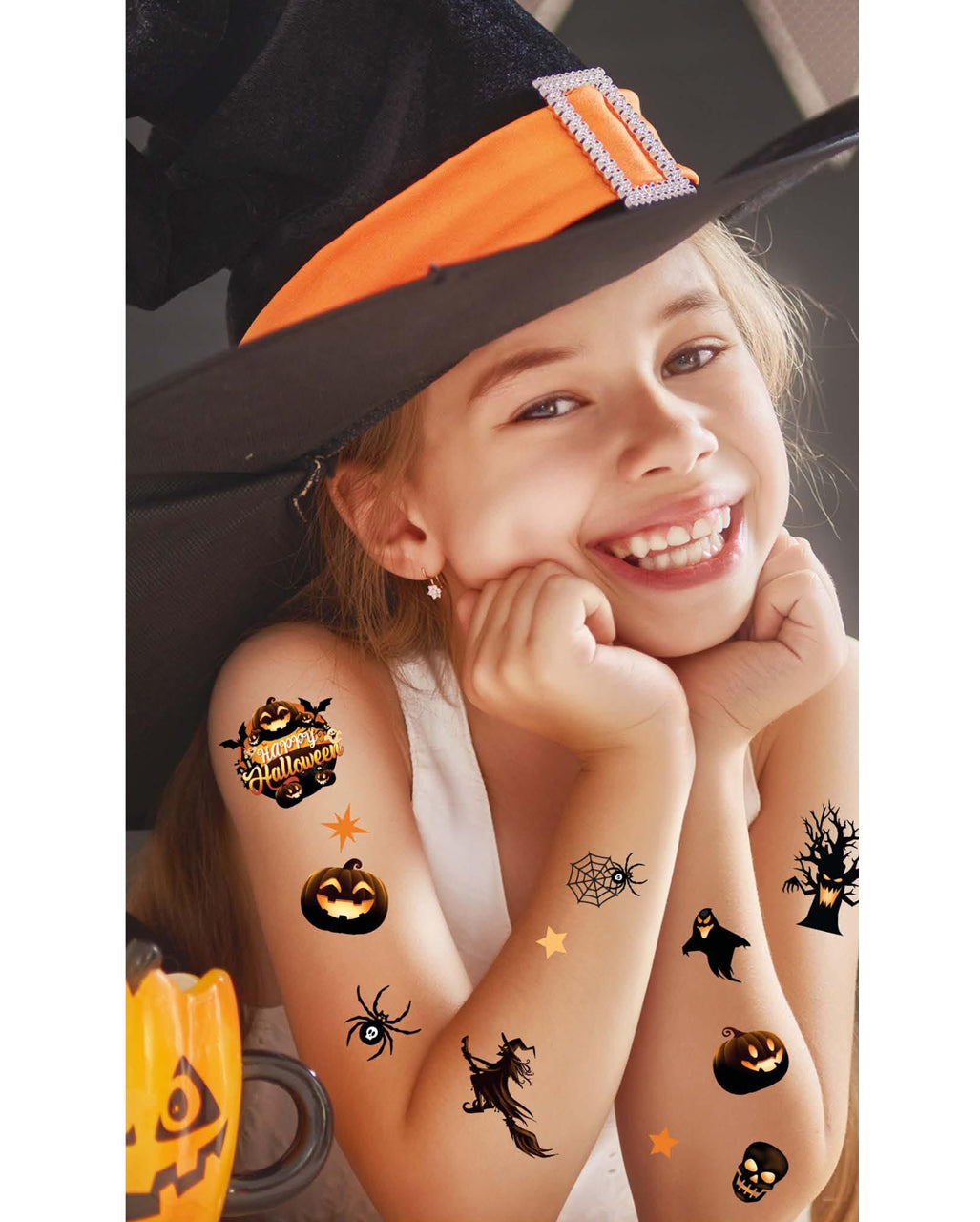 Spooky Halloween Tattoos für Kinder