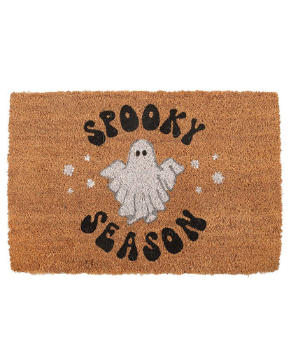 "Spooky Season" Door Mat With Ghost 60x40cm