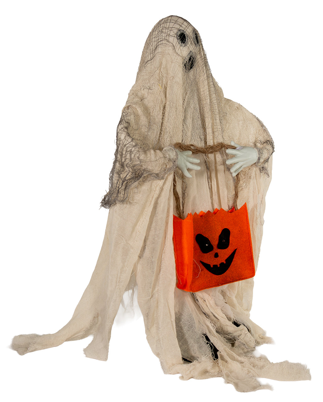 Spooky Trick or Treat Geist Animatronic mit Licht, Sound & Bewegung 90cm