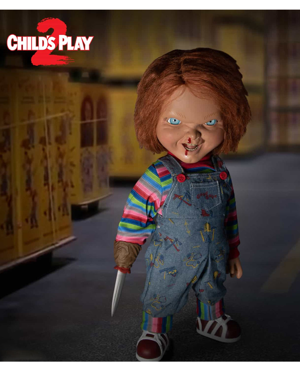 Talking Child's Play Menacing Chucky Doll 38cm
