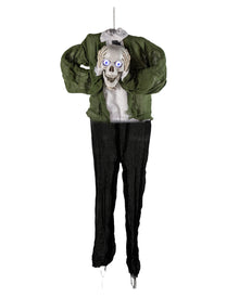 Sprechendes Kopfloses Skelett Animatronic mit Licht & Sound 145cm