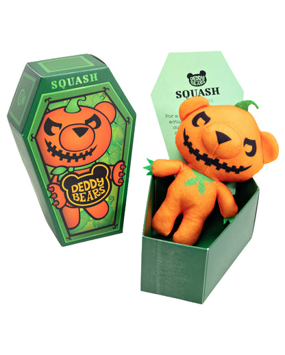 Kleiner Squash Deddy Bear im Sarg 14cm