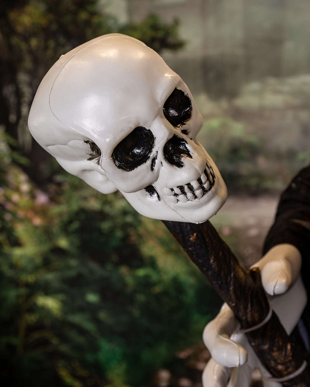 Skeleton Warlock Maleficus Halloween Animatronic 183cm