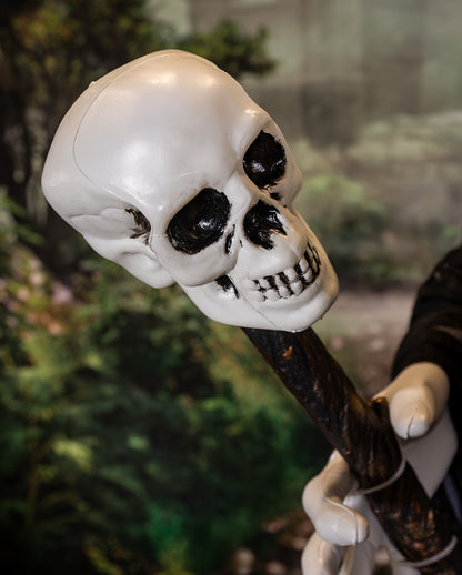 Skeleton Warlock Maleficus Halloween Animatronic 183cm