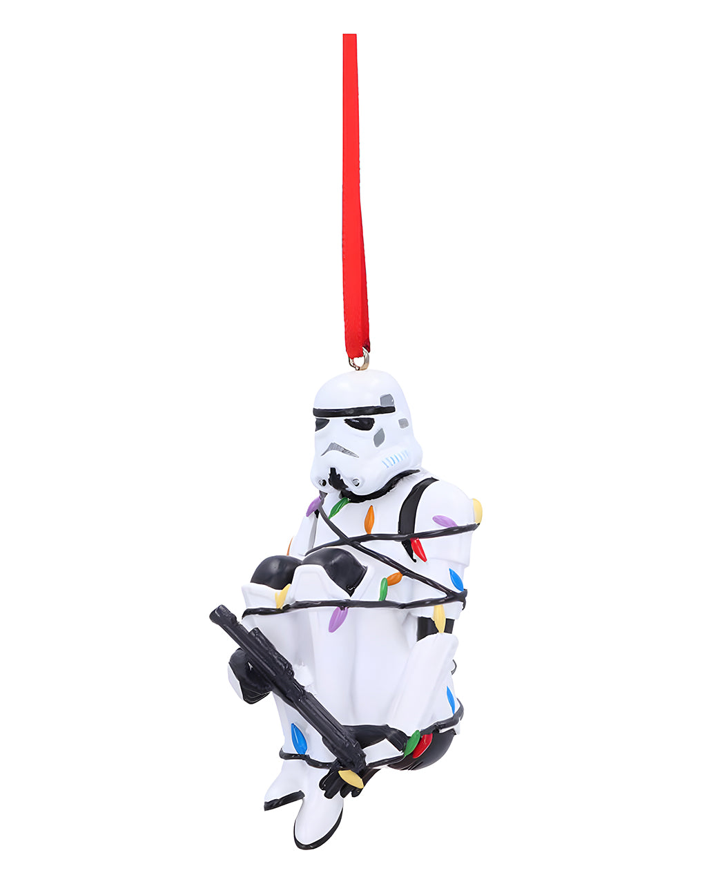 Star Wars Stormtrooper in Lichterkette Christbaumkugel 9cm