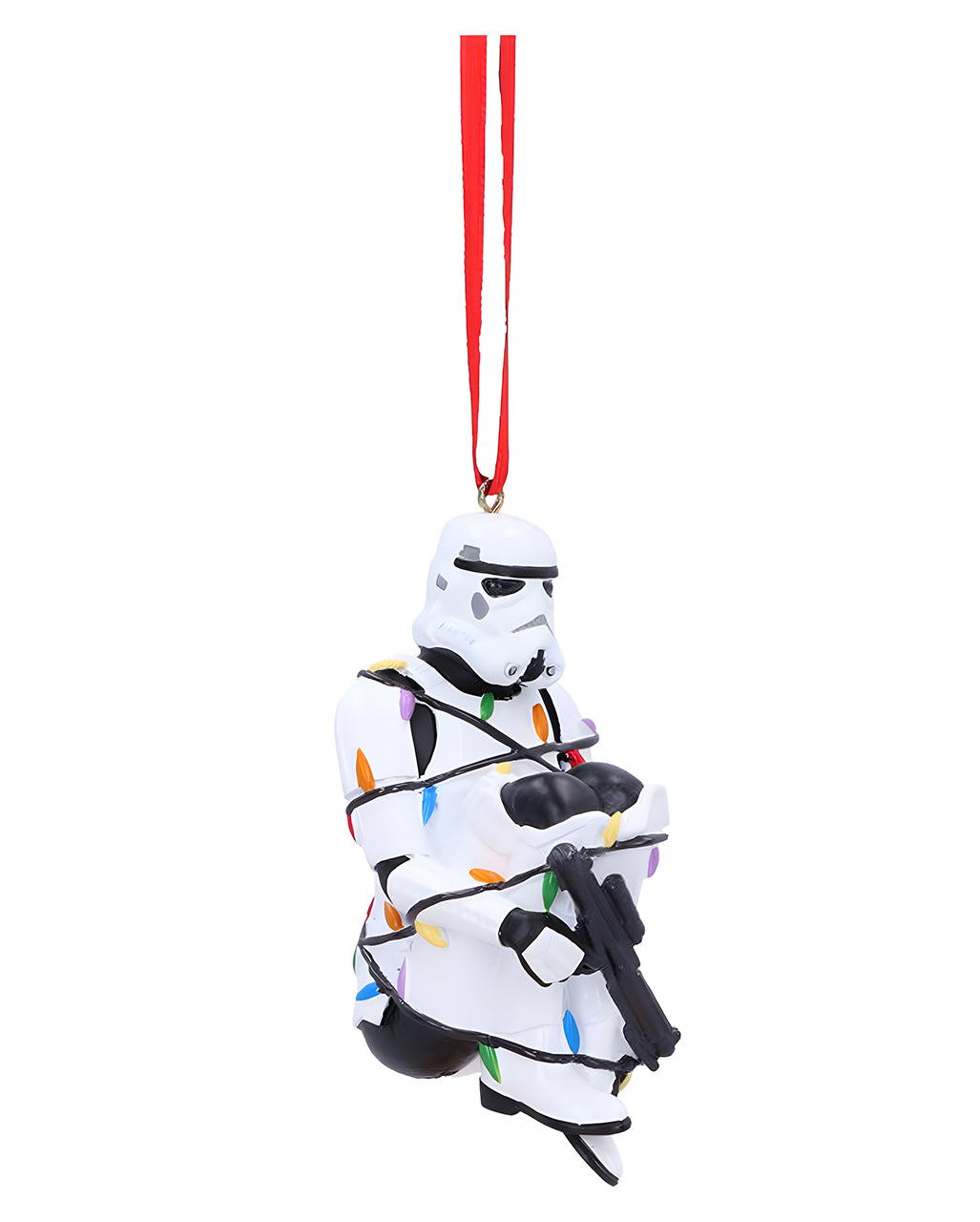 Star Wars Stormtrooper in Lichterkette Christbaumkugel 9cm