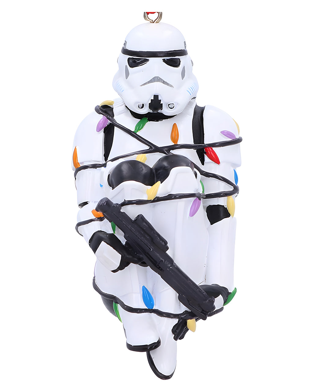 Star Wars Stormtrooper in Lichterkette Christbaumkugel 9cm