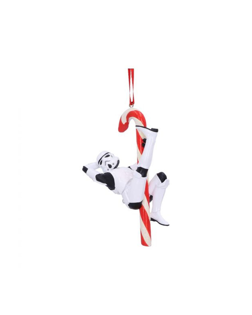 Stormtrooper mit Candy Cane Weihnachtskugel Star Wars