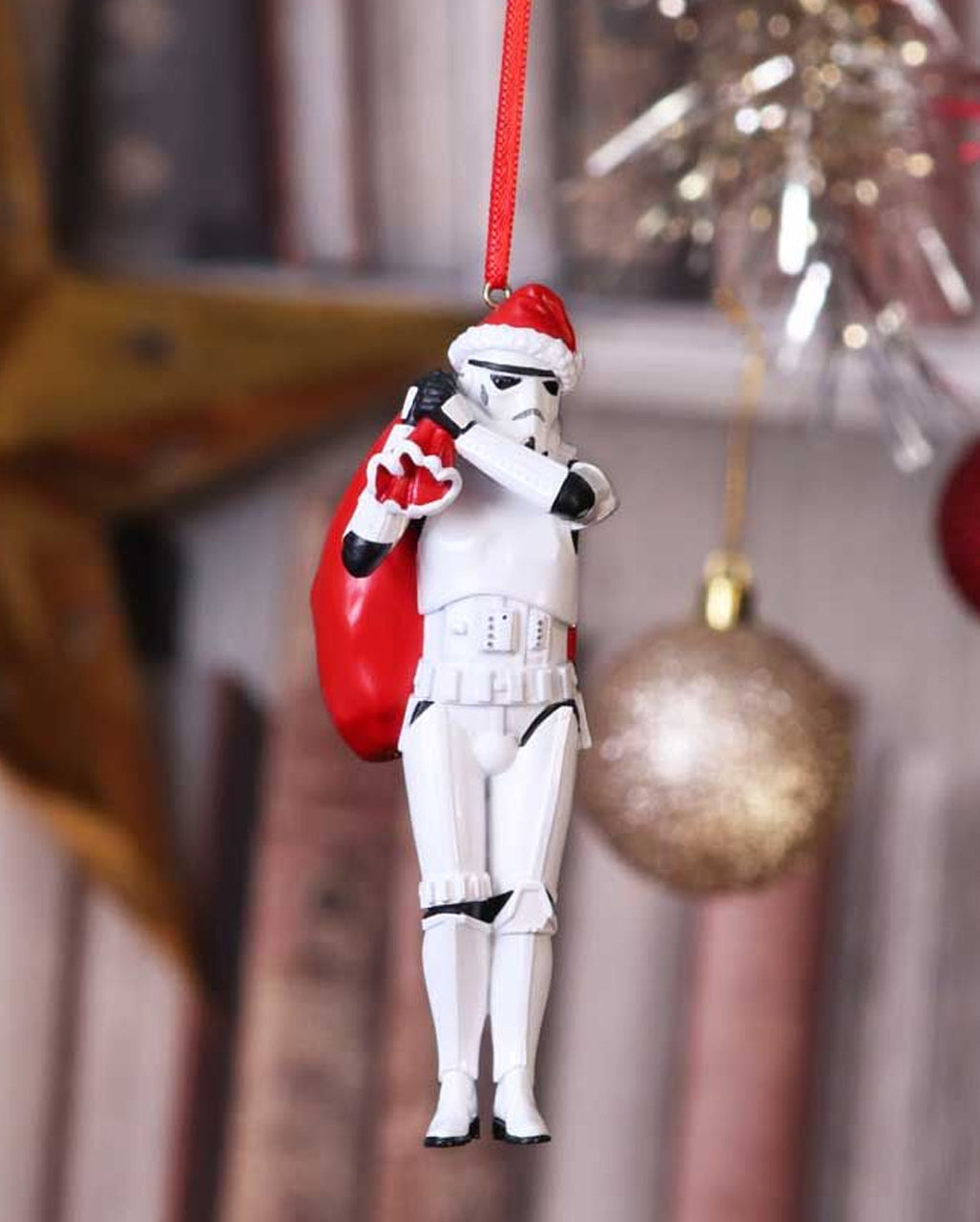 Star Wars Stormtrooper mit Nikolaussack Weihnachtsornament