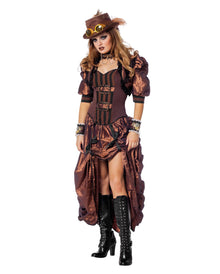 Deluxe Steampunk Frauen Kostüm