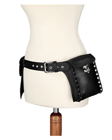 Steampunk Taschengürtel Schwarz