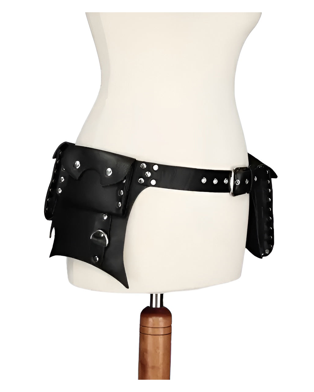 Steampunk Taschengürtel Schwarz