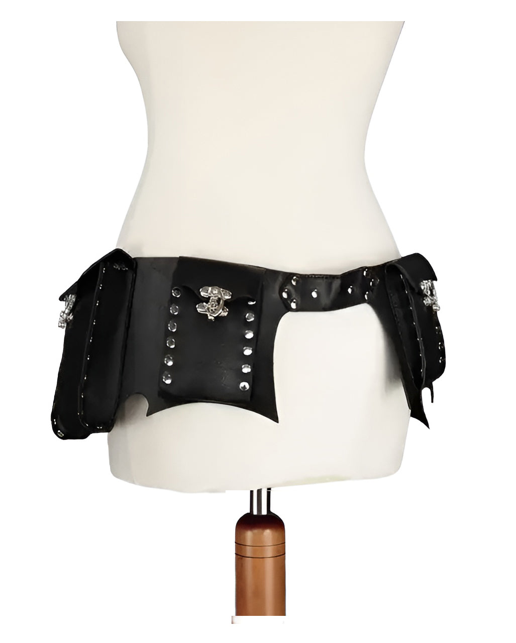 Steampunk Taschengürtel Schwarz