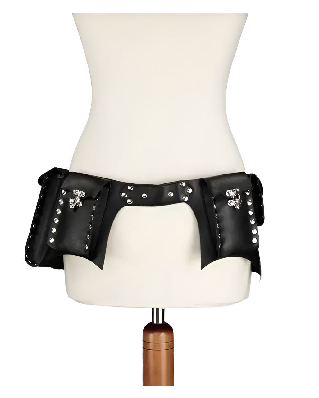 Steampunk Taschengürtel Schwarz
