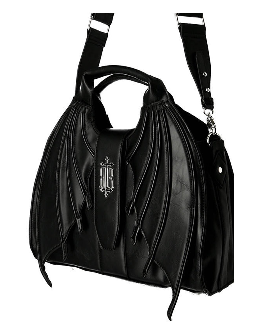 Succubus Gothic Handbag With Bat Wings
